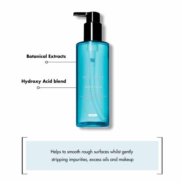 SkinCeuticals Simply Clean 200ml 3 3. SIMPLY CLEAN INGREDIENT CLAIM