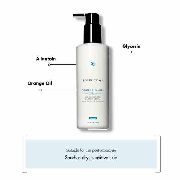 SkinCeuticals Gentle Cleanser 200ml 3 3.GENTLE CLEANSER INGREDIENT CLAIM