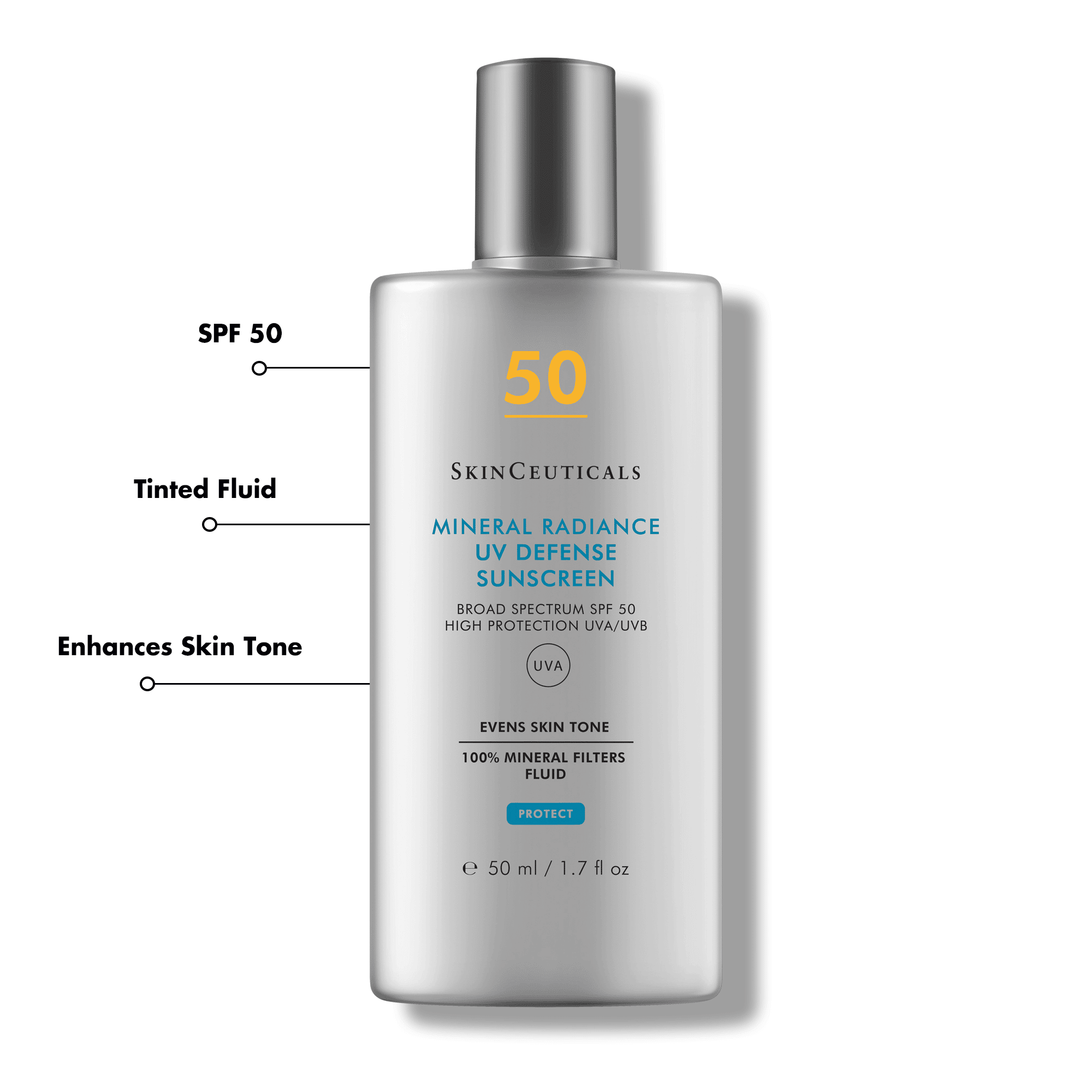Mineral Radiance UV Defense SPF 50 Sunscreen Protection 3606000497290